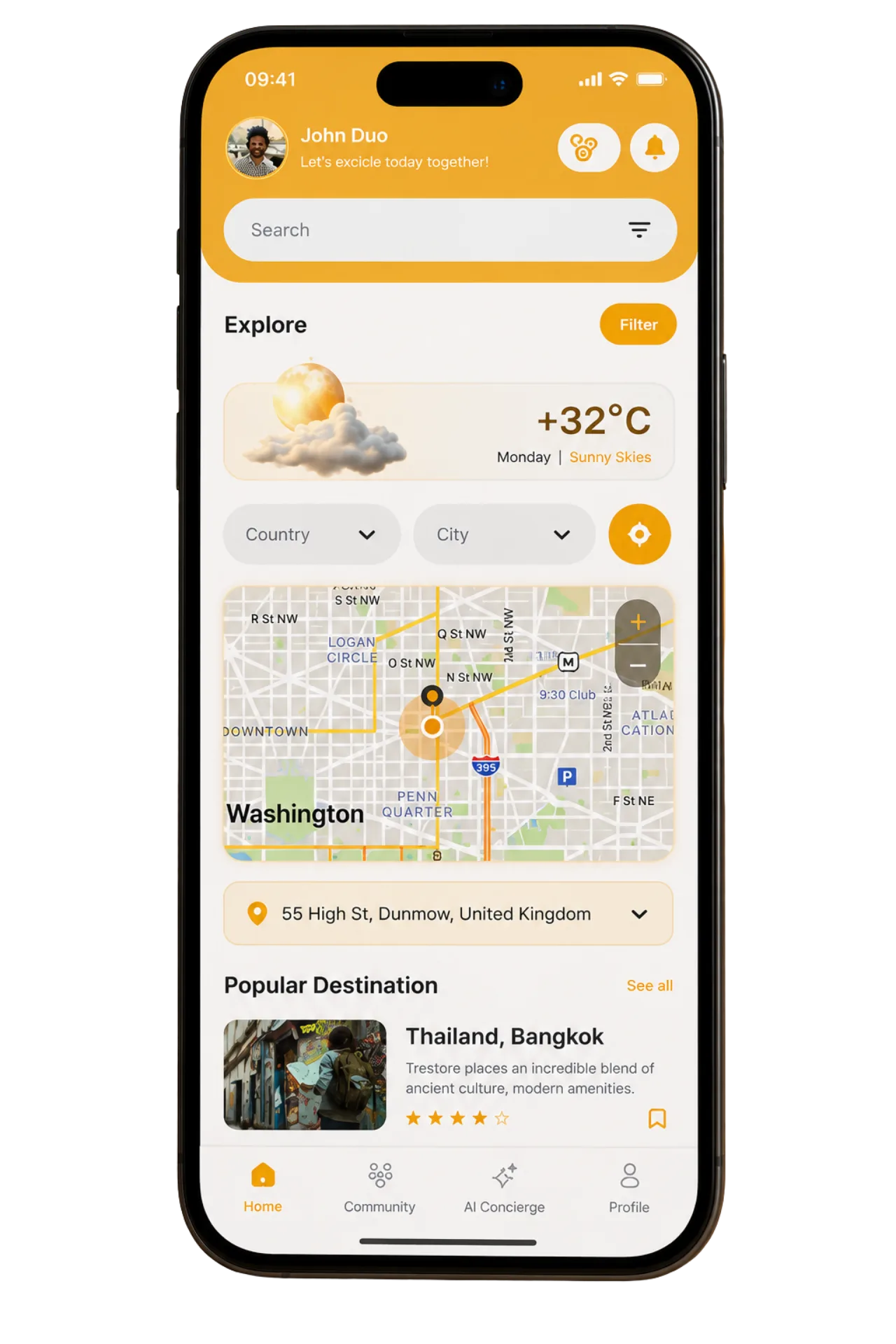 Roots and Routes app preview on iPhone
